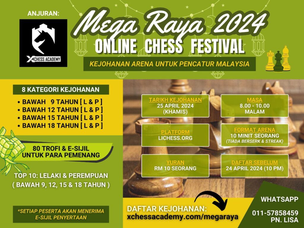 Mega Raya 2024 Online Chess Festival - Chessaurus