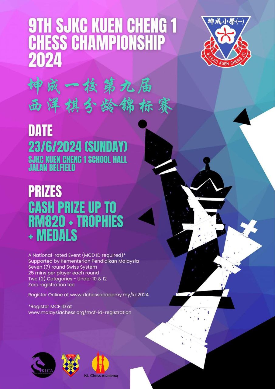 9th SJKC Kuen Cheng 1 Chess Championship 2024 Chessaurus