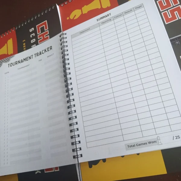 Chess Scorebook / Buku Notasi Catur (100 games 55 moves) - Image 6