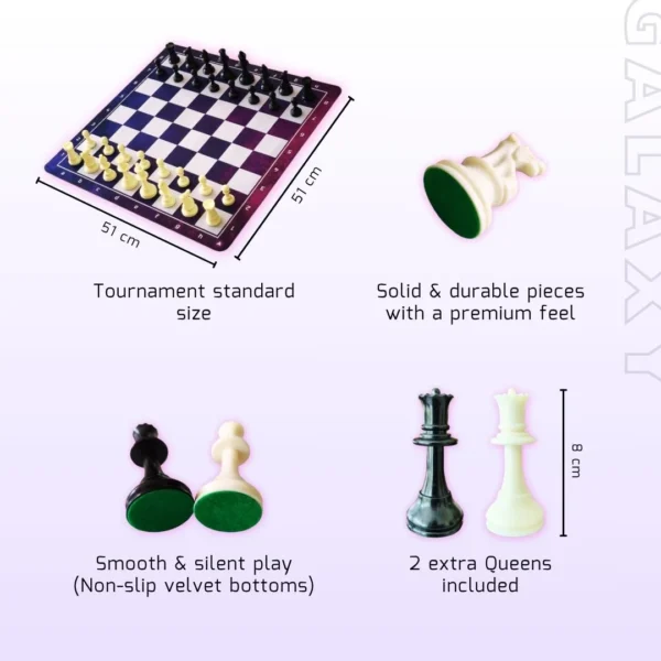 Chess Set: Galaxy Edition with FREE carry bag - Image 5